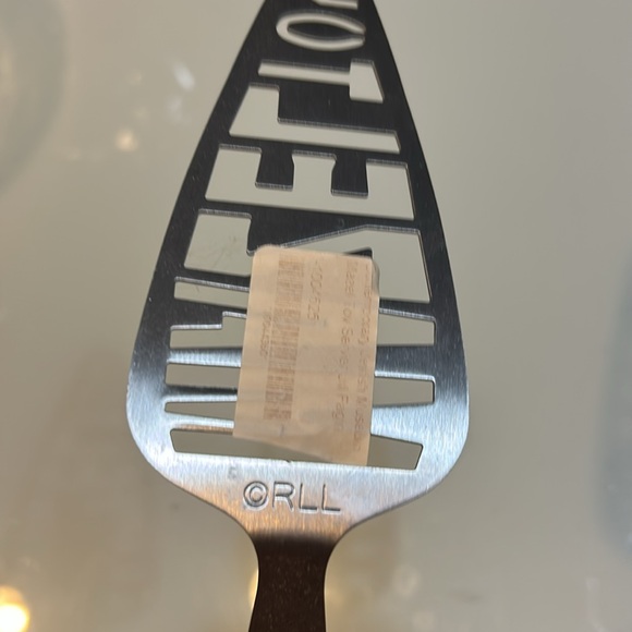 NWT pie cake server stainless steel beaded Mazel Tov Congratulations Judaica - Picture 6 of 6